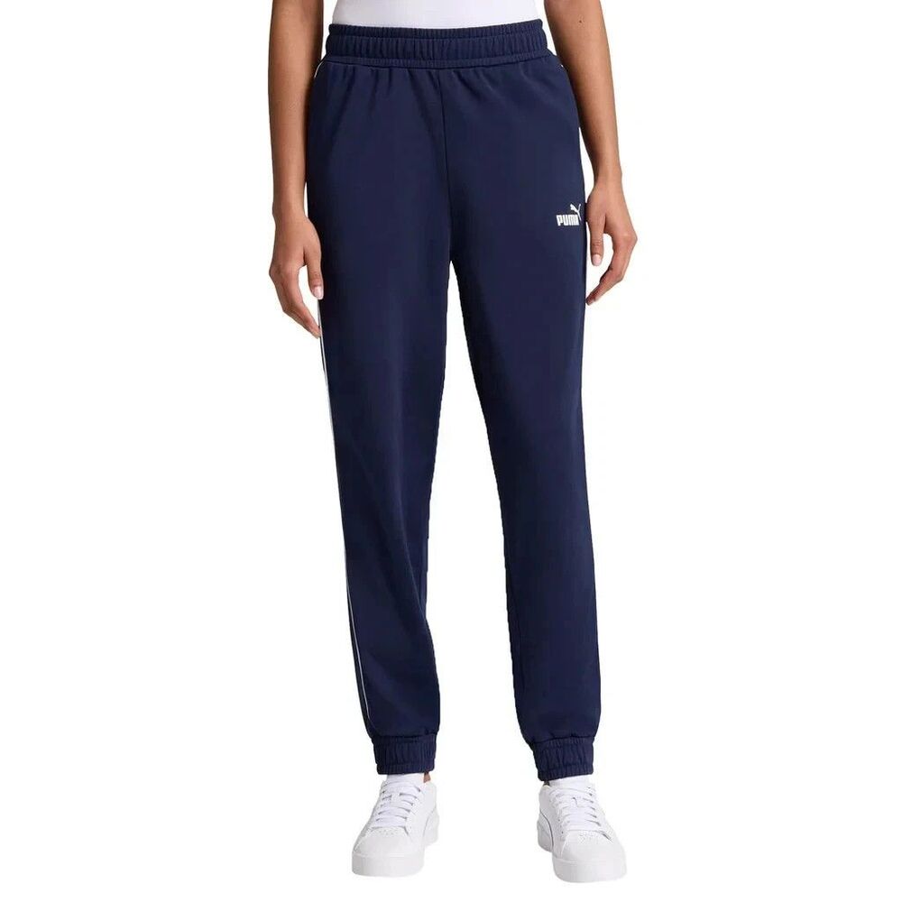 PUMA Tricot Track Jogger Pants Navy Athletic Sport Women’s Medium Activewear